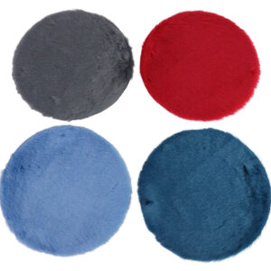 Deco mat round fake fur dia35cm