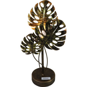 Metal leaf w/Led 17.5x12.5x40cm