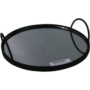 Metal mirror tray dia 20cm