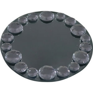 Mirror plate round dia 9cm