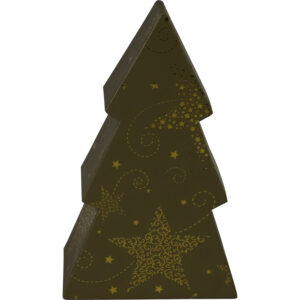 Paper x-mas tree 7.5x4x12.5cm