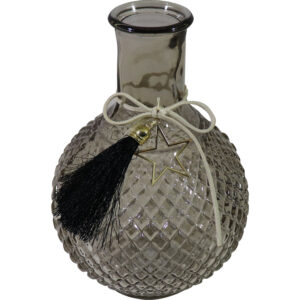 Glass vase dia 14x19cm