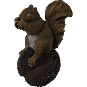 Squirrel decoration 11.5x8x15cm