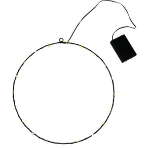 Metal circle w/Led dia 30cm