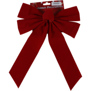 Velvet bow 28x36x3cm