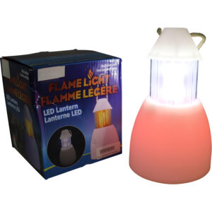 Plastic Led lantern dia 12.5x20cm