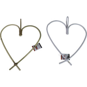 Rattan heart 27x33x4cm