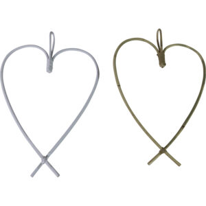 Rattan heart 30x46x4cm
