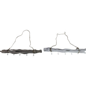 Wooden decoration hanger dia 8x50cm