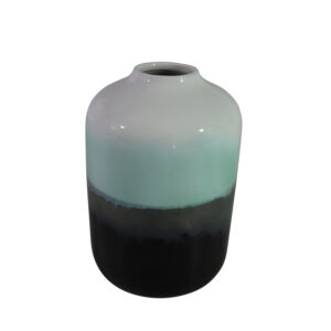 Ceramic vase dia 12.5x18.5cm