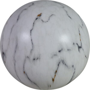 Ceramic ball dia 12.5x13cm - Marble
