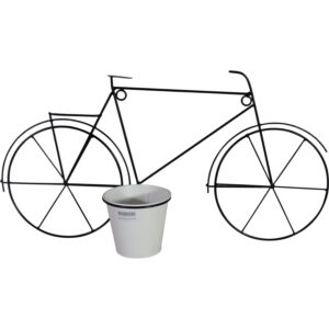 Metal flower pot bicycle 53.5x12x28cm