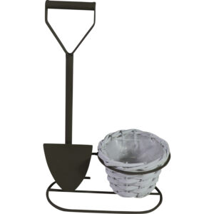 Metal flower pot shovel 19x11x30cm