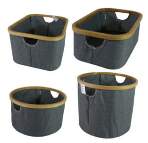 Foldable storage box 4 assorted