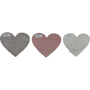 Mdf frame heart 19.5x16.5x1cm