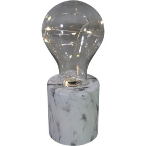 A20072183.jpg Led light bulb w/metal base dia 7.8x19cm - Marble