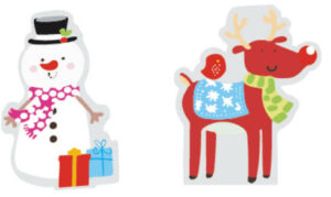 LED Christmas figure decor light