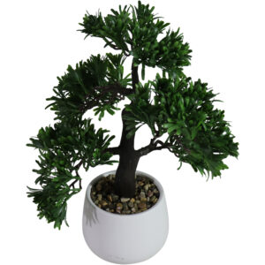 Bonsai tree in ceramic pot 41cmH