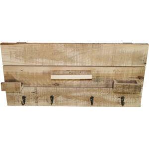 Wooden wall rack 50x24x7cm