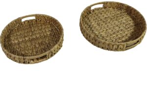 Water hyacinth tray round S/2