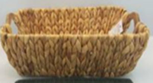 Water hyacinth basket 28x39x12cmH