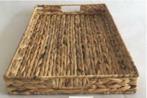 Water hyacinth tray 45.5x29.5x6cmH