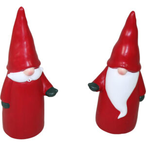Terracotta x-mas gnome 25.5cmH