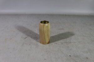 Wooden tealight holder dia 6x13cm