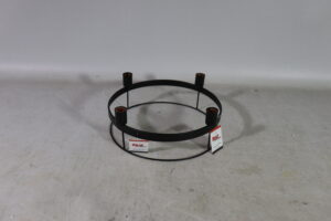 Metal taper candle holder dia 27x9.5cm