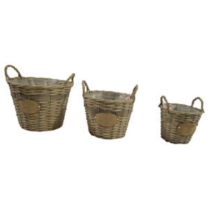 Willow basket S/3