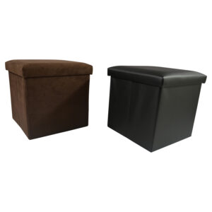 Foldable storage box/seat 30x30x30cm