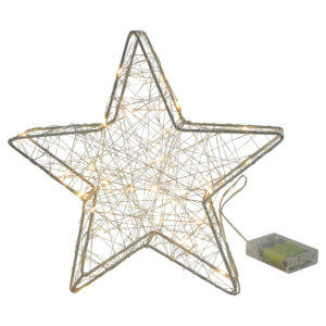 Metal decoration star w/Led M