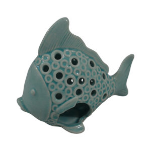 Ceramic tea light holder 17.5x9x16cm