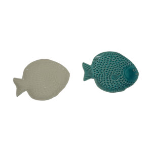 Ceramic fish plate 18x16x2.5cm