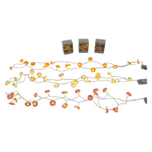 LED light flower chain 220cmL