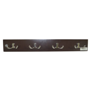 Coat rack w/ 8 hooks 50x6.8x1.5cm