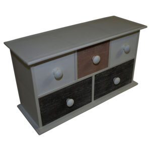Plastic mini cabinet w/drawers