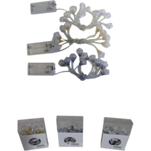 Led light string diamond - 120cm, 10led dia2x2.5cm