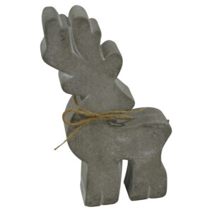 Cement deer S, 13.2x22.5cm