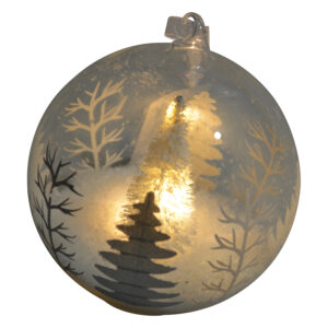 Glass ball w/Led L