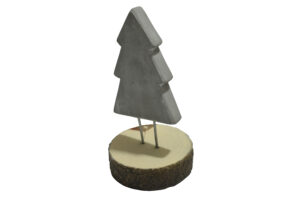 Cement tree L 10x10x19.5cm