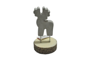 Cement deer 10x10x18cm