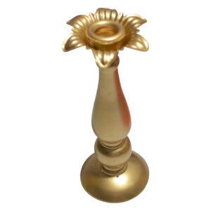 Metal taper candle holder L dia12x31.5cm