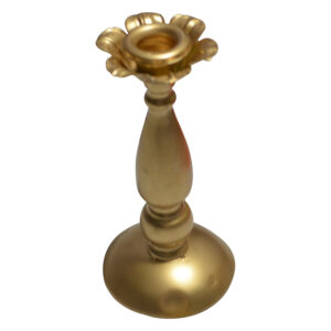 Metal taper candle holder M dia 12x25cm