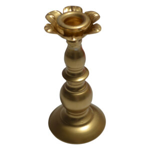 Metal taper candle holder S dia 10.5x25cm
