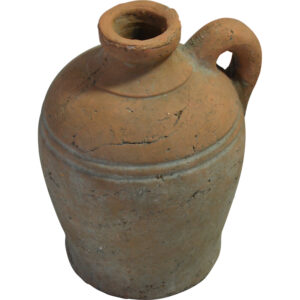 Terracotta bottle w/ear S 18.8x17x23.3cm