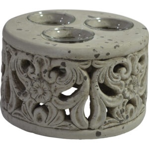 Cement tea light holder
