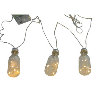 Led light string glass bottles