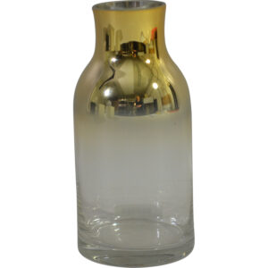Glass vase dia 9.5x19.5cm