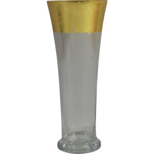 Glass vase L dia 14x35cm